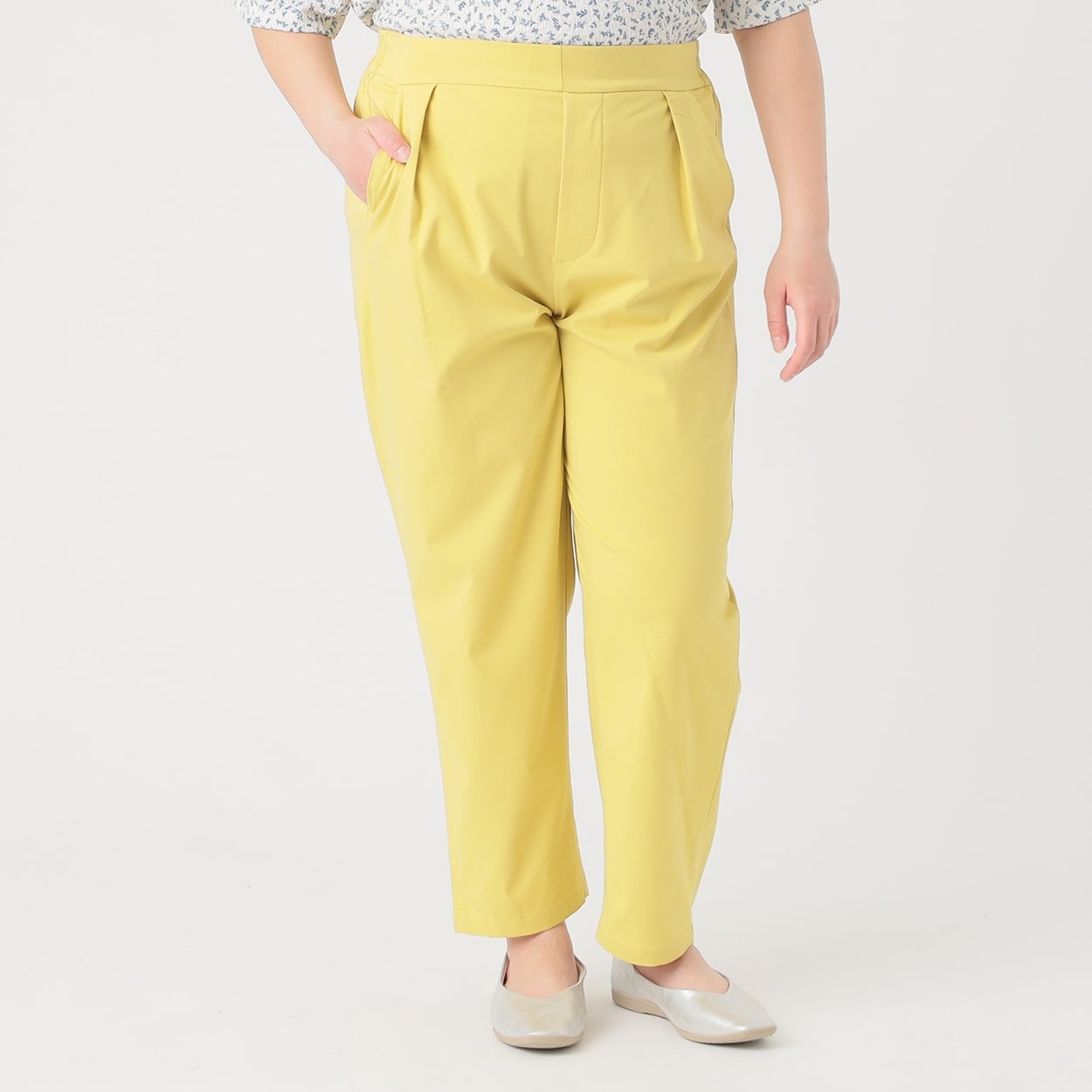 Fit me clothing＊メッシュ裏付きハイストレッチテーパードパンツ