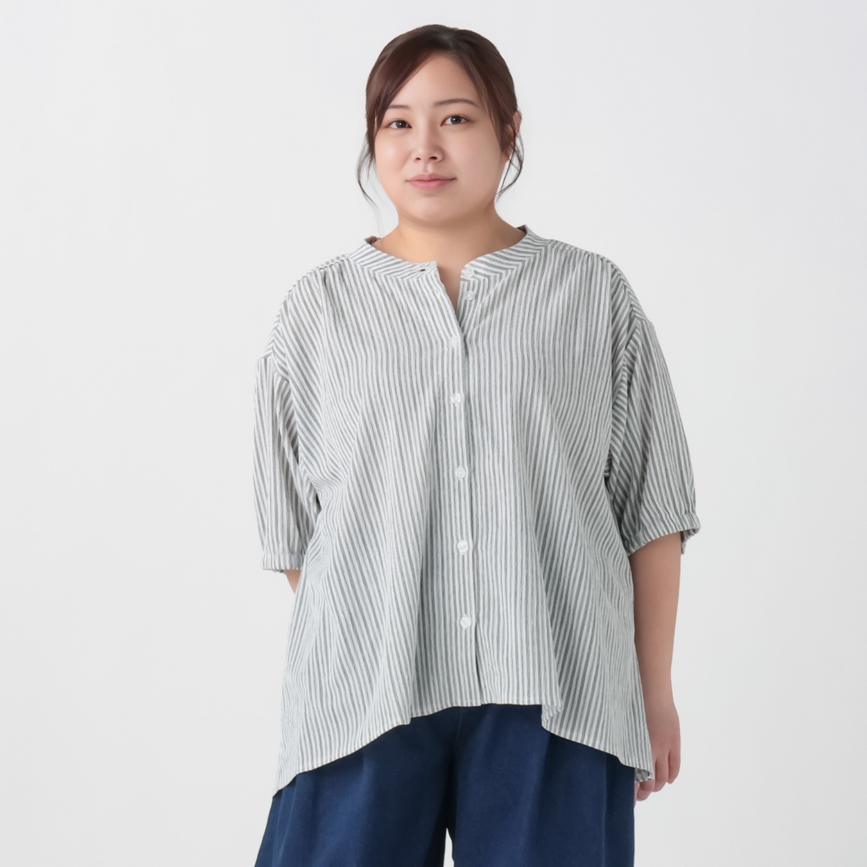 Fit me clothing＊肩ギャザーデザインブラウス レディス 大きいサイズ
