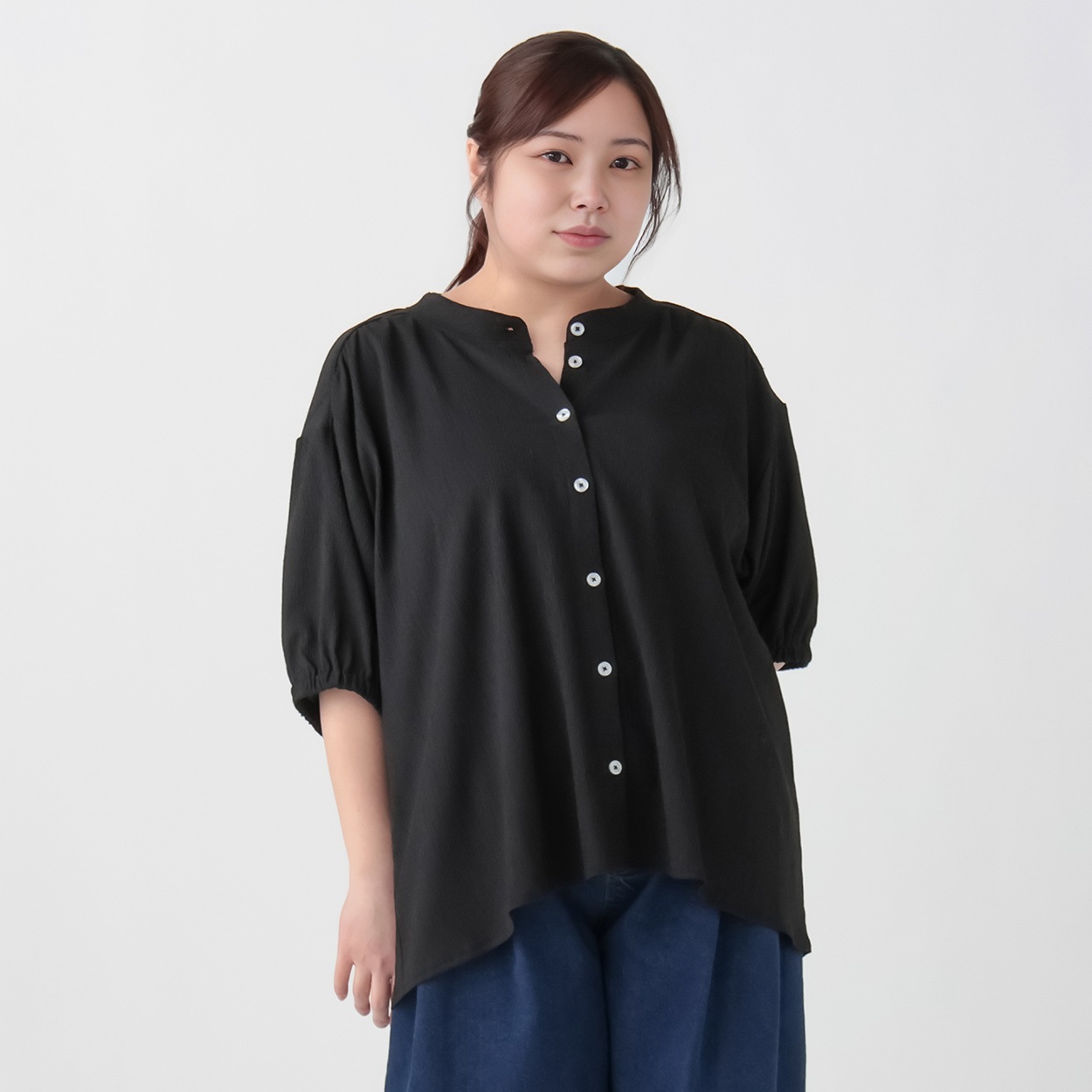 Fit me clothing＊肩ギャザーデザインブラウス レディス 大きいサイズ