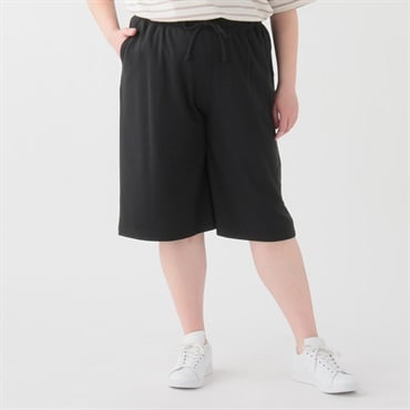【EC限定 5Lサイズセール】ダンボールハーフパンツ レディス 大きいサイズ noannu 1980-2841(ブラック-5L)