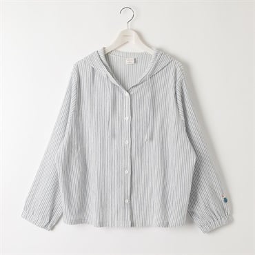 ＊matsubara tsumugi × noannu＊袖刺繍楊柳パーカー レディス 大きいサイズ noannu 648206