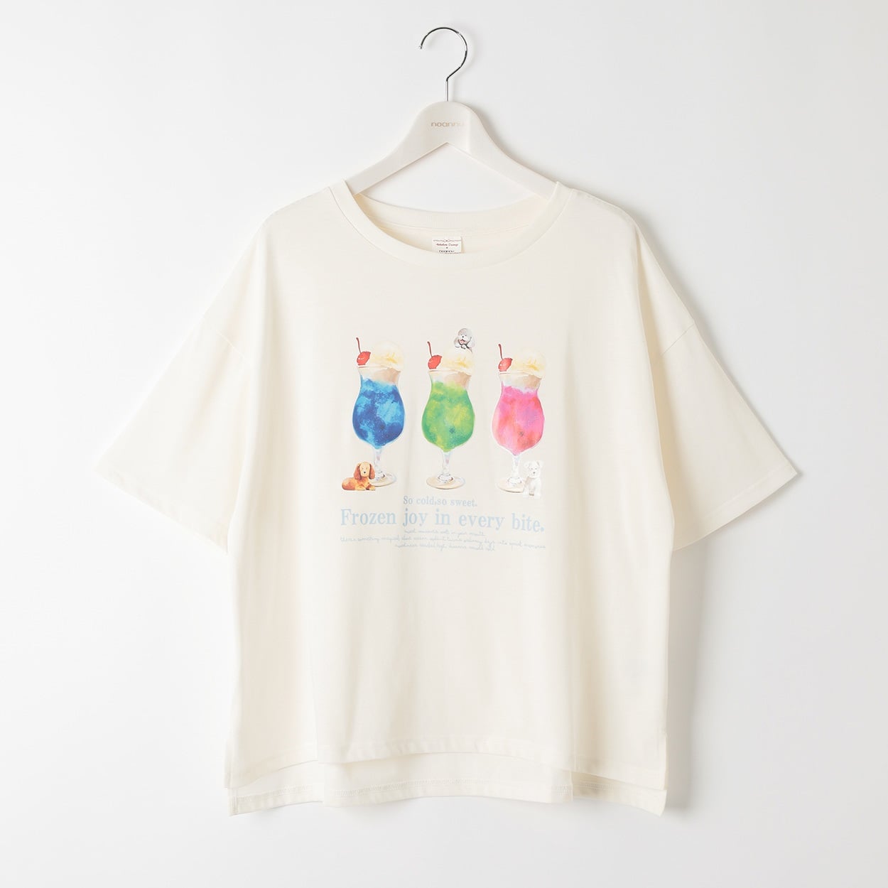 matsubara tsumugi × noannu＊クリームソーダTシャツ レディス 大きい