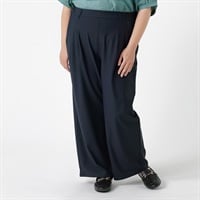 晴雨タックワイドパンツ レディス 大きいサイズ noannu 912914-2LA(ネイビー-LL)