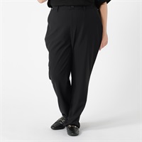 晴雨ストレートパンツ レディス 大きいサイズ noannu 912917-2LA(ブラック-LL)