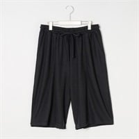 鹿の子ハーフパンツ レディス 大きいサイズ noannu AN261HY017(ブラック-LL)