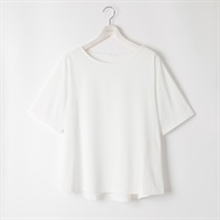 ＊#Fit me clothing＊ボートネック5分袖Tシャツ レディス 大きいサイズ noannu 651353VP(オフ-3L)