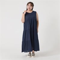 ティアードワンピース レディス 大きいサイズ noannu 5564059(ネイビー-3L)