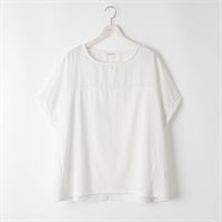 ＊ICE TOUCH＊刺繍切り替えドルマンプルオーバー レディス 大きいサイズ noannu AN261HY018(アイボリー-3L)