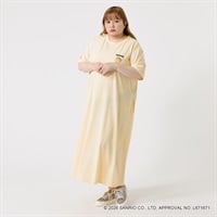 ＊サンリオキャラクターズコラボ＊ ラジカセワンピース レディス ぽっちゃりサイズのnoannu 2286244(ポムポムプリン-3L)