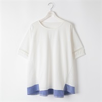 ＊ICE TOUCH＊バック刺繍切り替えプルオーバー レディス 大きいサイズ noannu AN261HY022(アイボリー-3L)