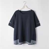 ＊ICE TOUCH＊バック刺繍切り替えプルオーバー レディス 大きいサイズ noannu AN261HY022(ネイビー-3L)