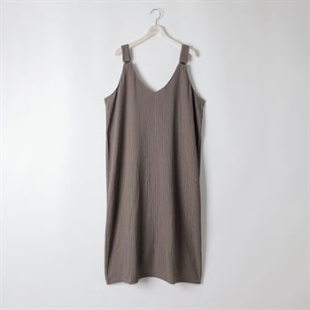＊Sweet Femi＊カットジャガードジャンスカ レディス 大きいサイズ noannu 336845(モカ-3L)