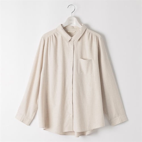 フランネルシャツ レディス 大きいサイズ noannu 230227L