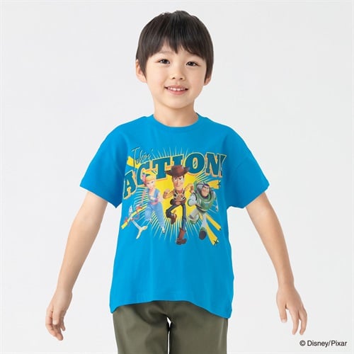 ディズニーピクサー/トイストーリー プリントTシャツ 男の子 キッズ 100cm-130cm