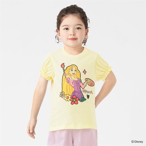 ディズニー/ラプンツェル プリントTシャツ 女の子 キッズ 100cm-130cm