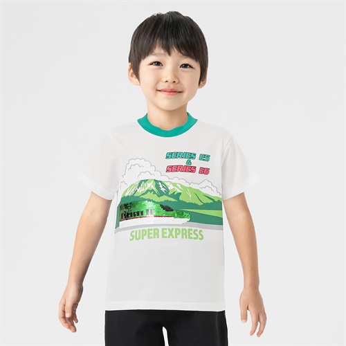 新幹線スパンコールＴシャツ はやぶさ/こまち 男の子 キッズ 100cm-120cm