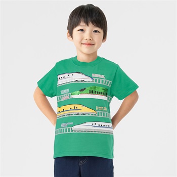新品　正規品　ズンバ　 S スパンコール　Tシャツ　トップス 新幹線スパンコールTシャツ 男の子 キッズ 100cm-120cm | イオン