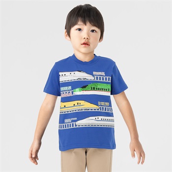 新幹線スパンコールTシャツ 男の子 キッズ 100cm-120cm | イオン
