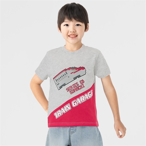 新幹線レゴプリントTシャツ こまち 男の子 キッズ 100cm-120cm