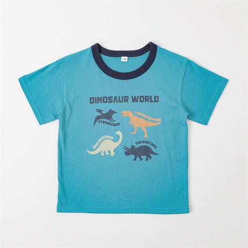 恐竜プリントTシャツ 男の子 キッズ 100cm-130cm