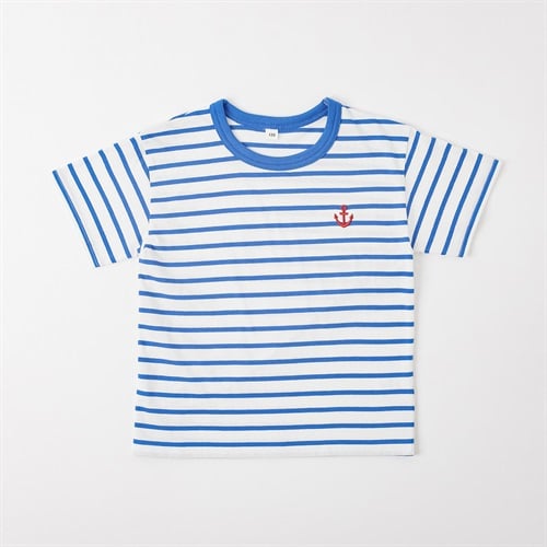 胸刺繍ボーダーTシャツ 男の子 キッズ 100cm-130cm | イオンスタイル