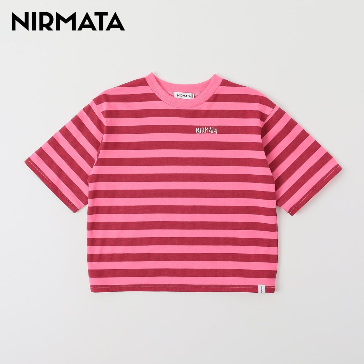 NIRMATA(ニルマータ) ボーダーＴシャツ 男の子 女の子 キッズ 110cm-130cm(レッド-110cm)