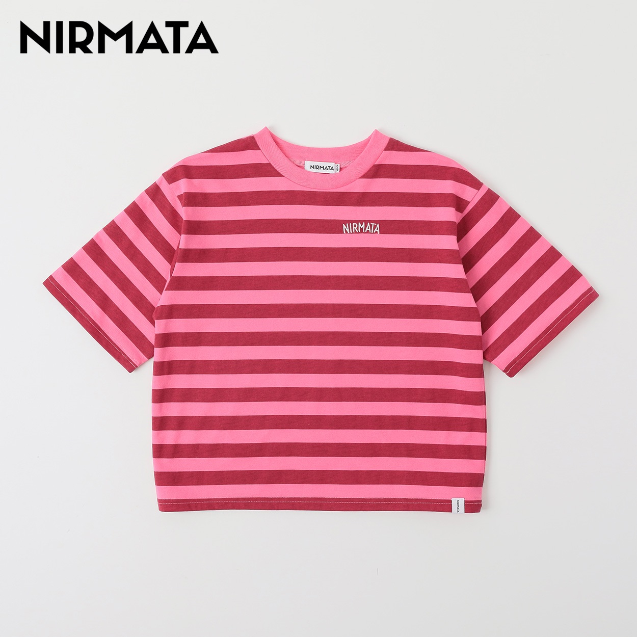 NIRMATA(ニルマータ) ボーダーＴシャツ 男の子 女の子 キッズ 110cm-130cm(レッド-120cm)