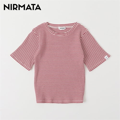 NIRMATA(ニルマータ) テレコボーダーＴシャツ 男の子 女の子 キッズ 110cm-130cm