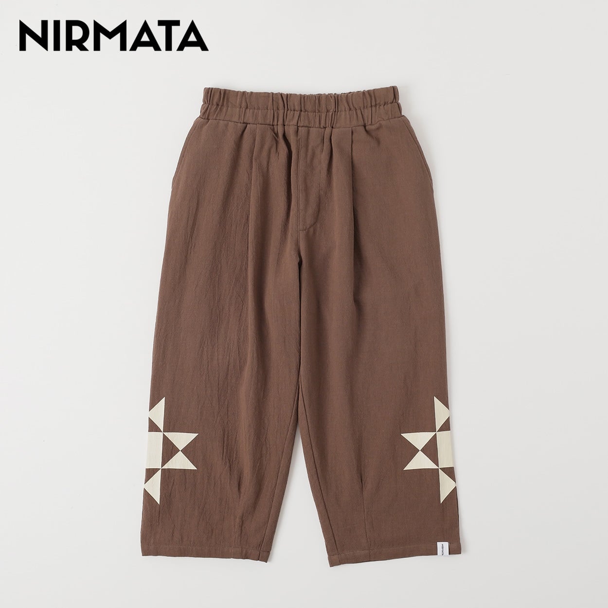 NIRMATA(ニルマータ) クロップドパンツ 男の子 女の子 キッズ 110cm-130cm(ブラウン-130cm)