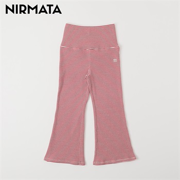NIRMATA(ニルマータ) テレコボーダーパンツ 男の子 女の子 キッズ 110cm-130cm(レッド-110cm)