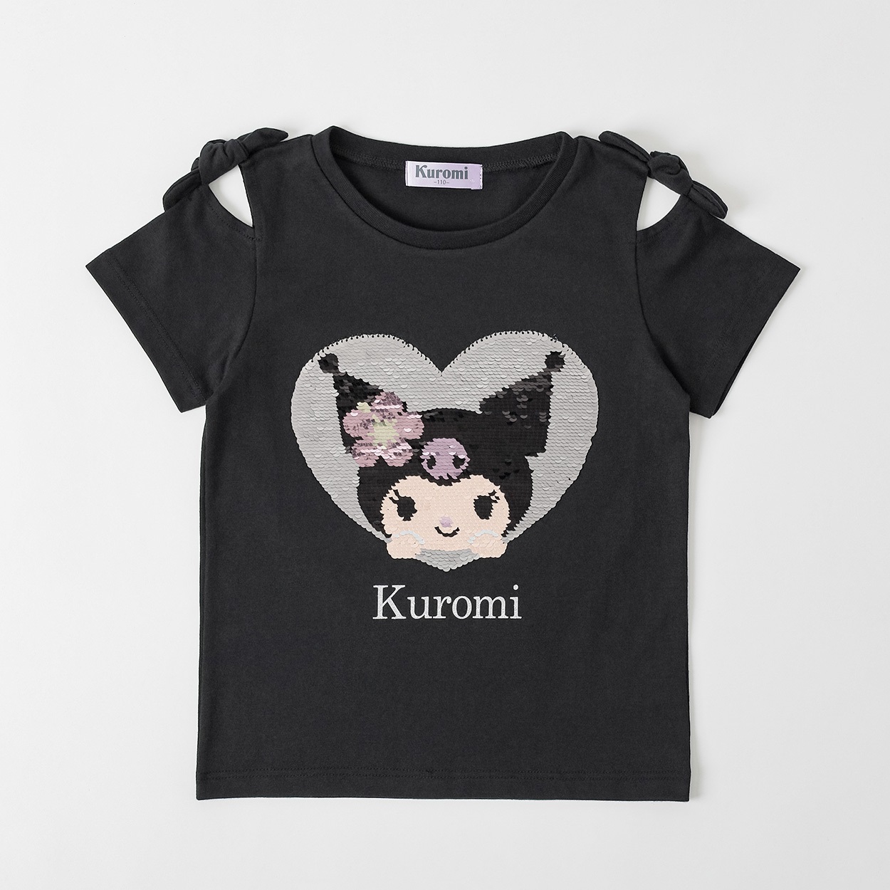 クロミ 日焼けスパンコールTシャツ 女の子 キッズ 110cm-130cm 