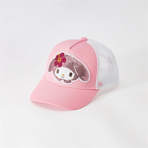 マイメロディ スパンコールキャップ キッズ 女の子