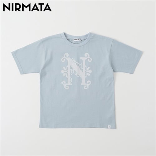 NIRMATA(ニルマータ)  プリントTシャツ キッズ 男の子 女の子 110cm-130cm(サックス-110cm)