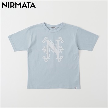 NIRMATA(ニルマータ)  プリントTシャツ キッズ 男の子 女の子 110cm-130cm(サックス-110cm)