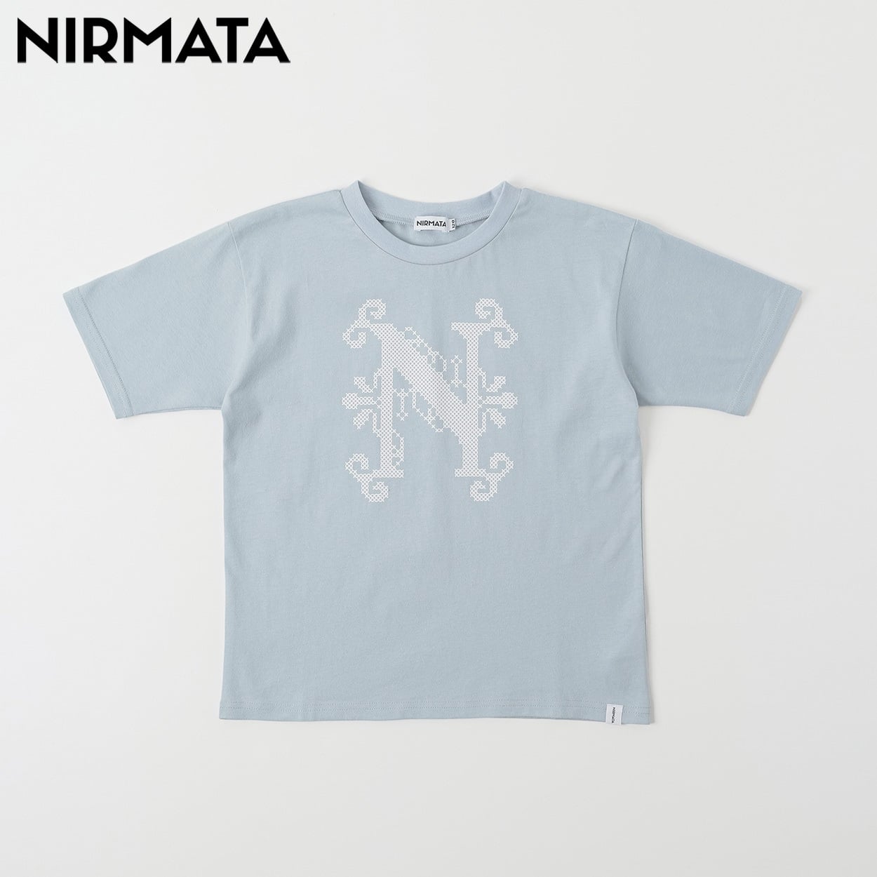 NIRMATA(ニルマータ)  プリントTシャツ キッズ 男の子 女の子 110cm-130cm(サックス-130cm)