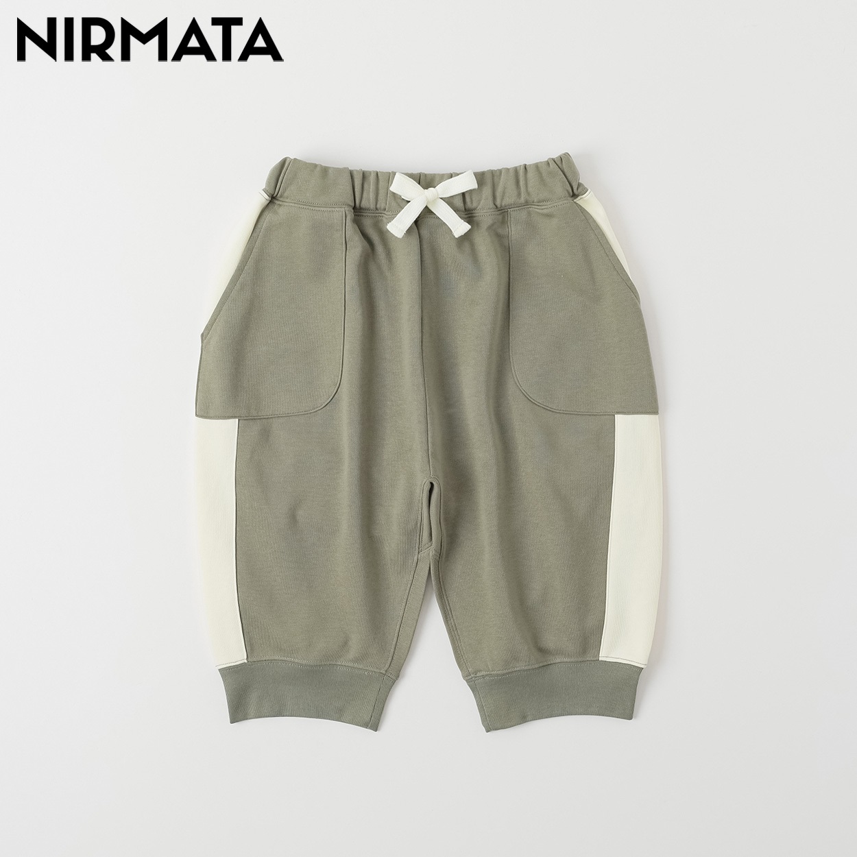 NIRMATA(ニルマータ)  ラインスウェットパンツ キッズ 男の子 女の子 110cm-130cm(グリーン-110cm)
