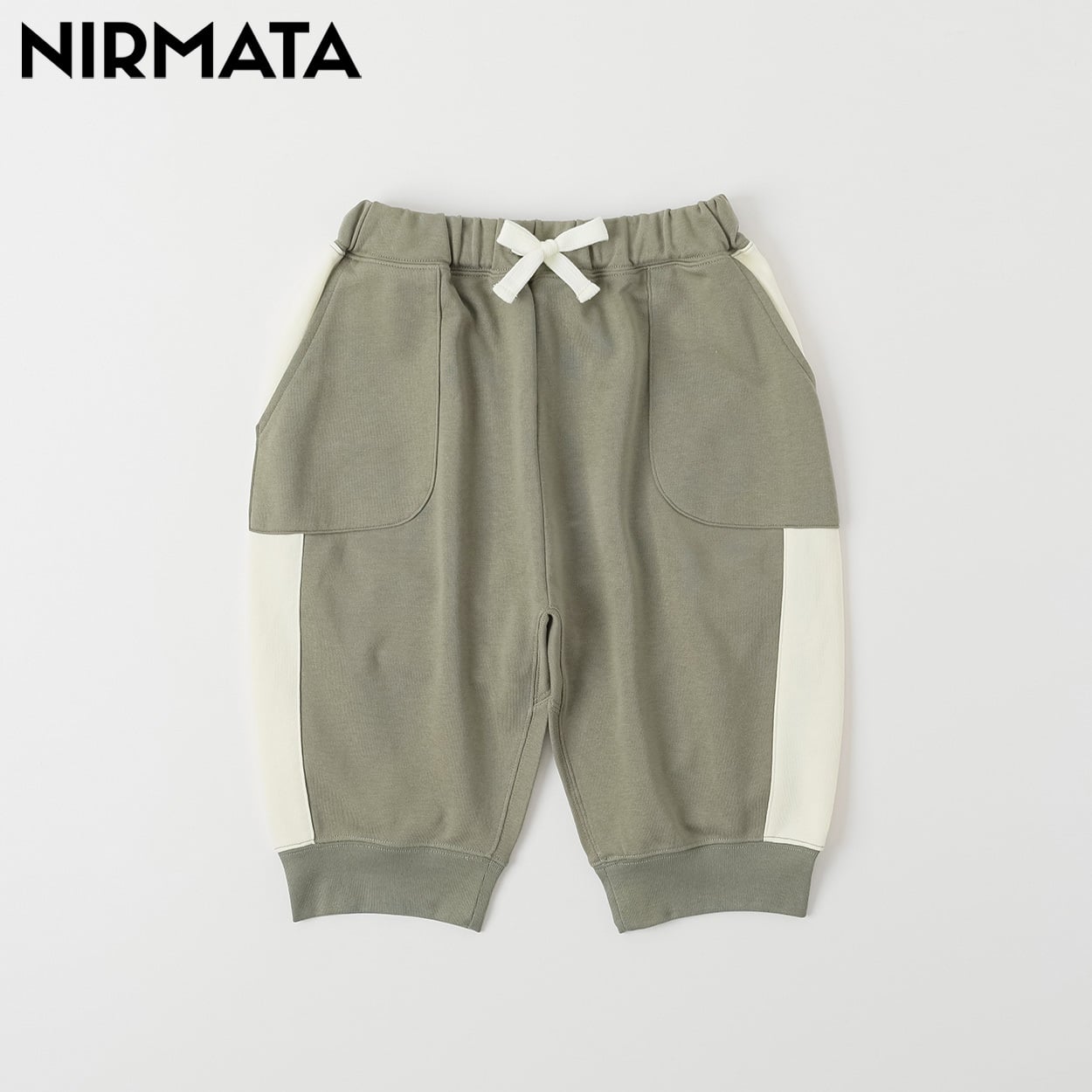 NIRMATA(ニルマータ)  ラインスウェットパンツ キッズ 男の子 女の子 110cm-130cm(グリーン-120cm)