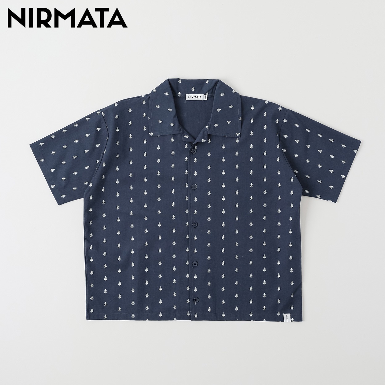 NIRMATA(ニルマータ) プリントシャツ キッズ 男の子 女の子 110cm-130cm(ネイビー-130cm)