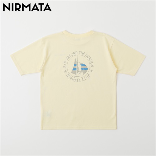 NIRMATA(ニルマータ) プリントTシャツ キッズ 男の子 女の子 110cm-130cm(ライトイエロー-110cm)