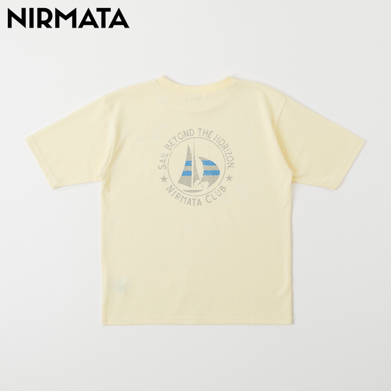 NIRMATA(ニルマータ) プリントTシャツ キッズ 男の子 女の子 110cm-130cm(ライトイエロー-120cm)