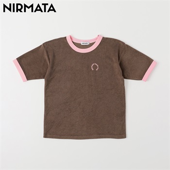 NIRMATA(ニルマータ) パイルTシャツ キッズ 男の子 女の子 110cm-130cm(ブラウン-110cm)