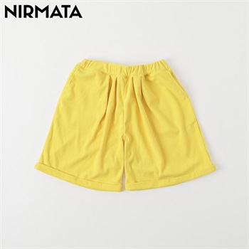 NIRMATA(ニルマータ) コーデュロイハーフパンツ キッズ 男の子 女の子 110cm-130cm(イエロー-110cm)