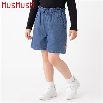 HusHusH(ハッシュアッシュ) スカラップキュロット 女の子 100cm-130cm(ブルー-100cm)