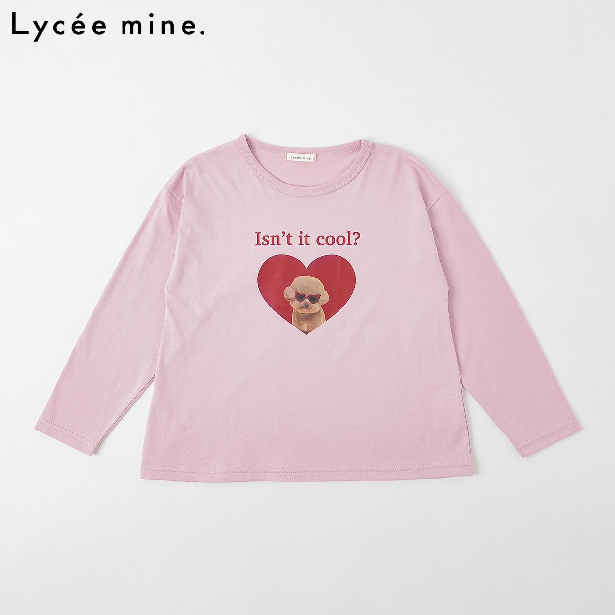 Lycee mine.(リセマイン) アソートAライン長袖Tシャツ キッズ 女の子 110cm-130cm(ピンク-130cm)