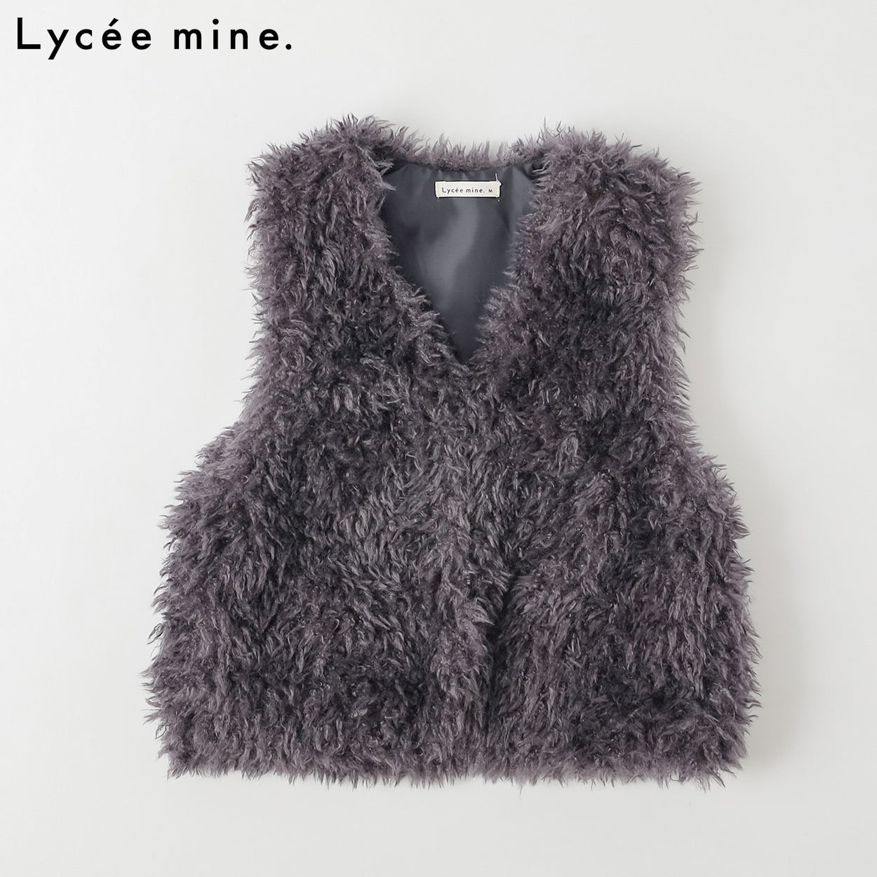 Lycee mine.(リセマイン) ファーベスト キッズ 女の子 120cm-130cm(ブラック-120cm)