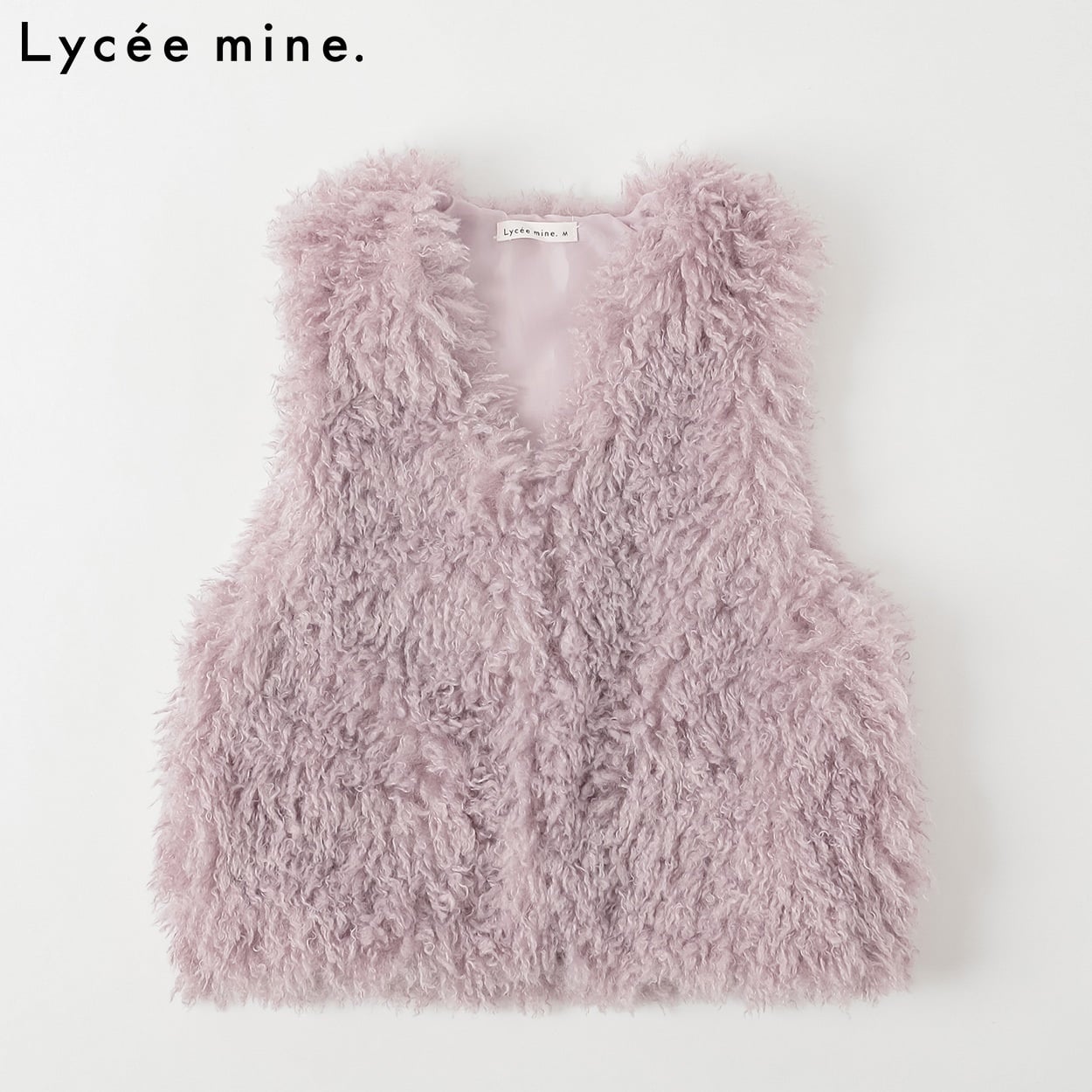 Lycee mine.(リセマイン) ファーベスト キッズ 女の子 120cm-130cm(チャコールグレー-130cm)