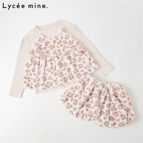 Lycee mine.(リセマイン) ネコビスチェ・パンツセット キッズ 女の子 110cm-130cm