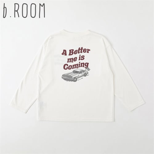 b.ROOM バッグプリントTシャツ キッズ 男の子 110cm-130cm