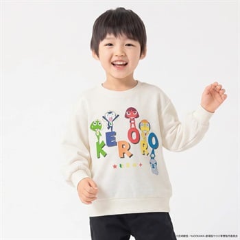 ケロロ軍曹 プリントトレーナー キッズ 男の子 （110～130cm）(ブラック-110cm)
