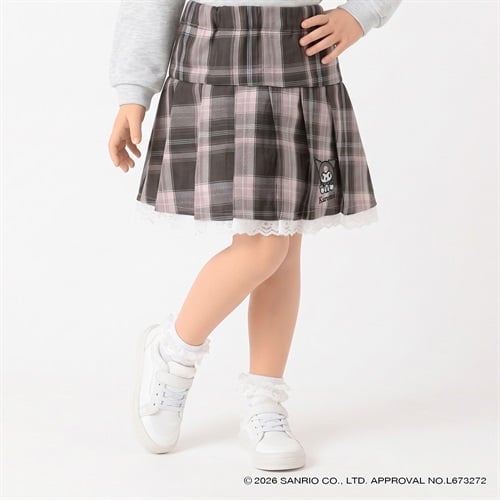 クロミ チェックスカート キッズ 女の子 110cm-130cm